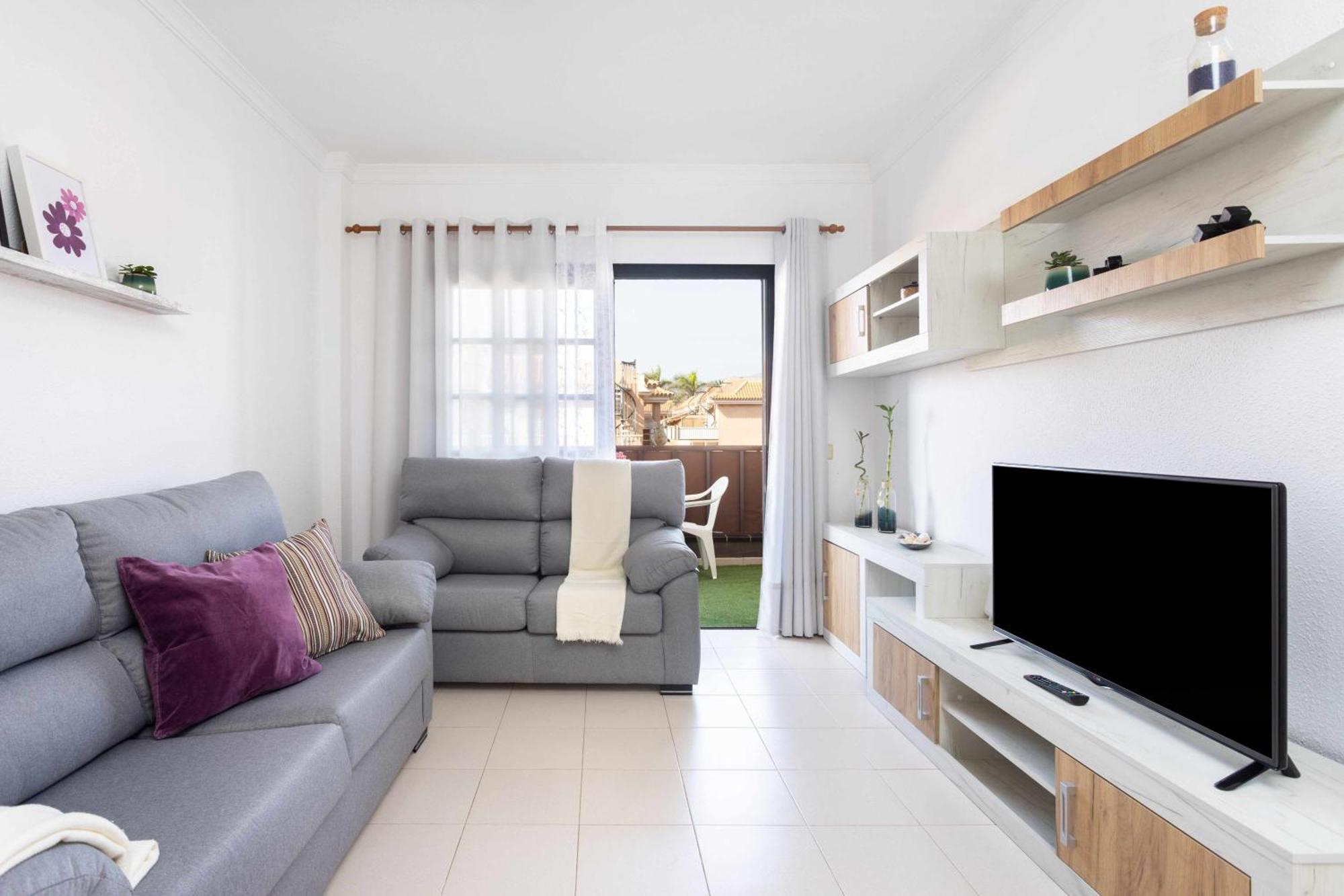 Agradable Piso Con Piscina & Playa Terraza Y Wifi Lägenhet Costa Del Silencio Exteriör bild