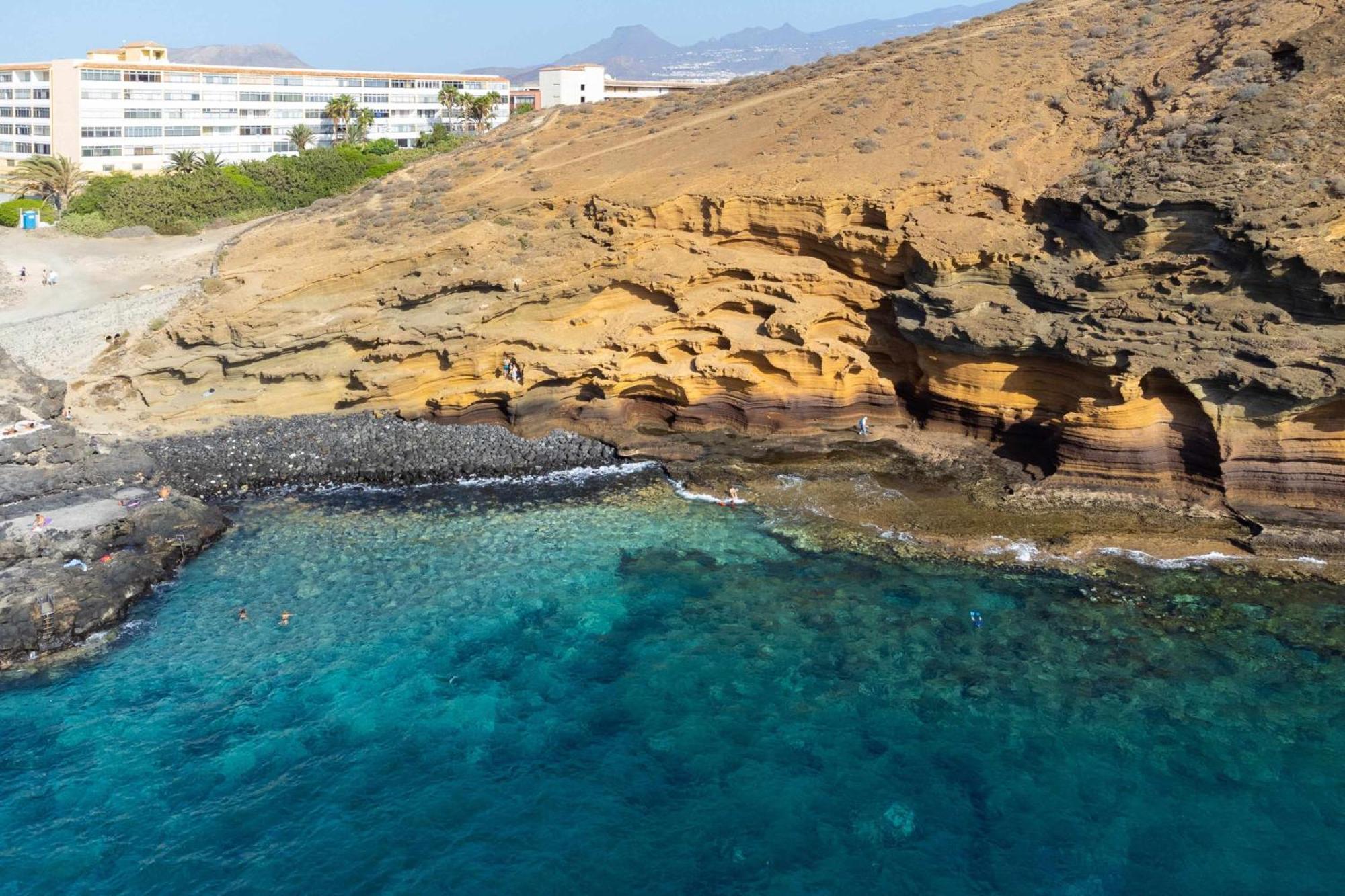Agradable Piso Con Piscina & Playa Terraza Y Wifi Lägenhet Costa Del Silencio Exteriör bild